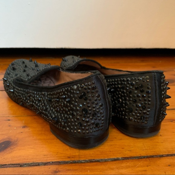 Satin and Spikes Leather Loafer Flat 🖤✨ - Picture 11 of 15